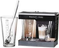 Ritzenhoff e Breker Latte-Macchiato-set Lena Conico, con decorazione, lavastoviglie adatto, -1 pezzo (115512)