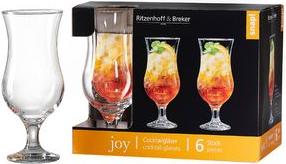 Litzenhoff & Breker Cocktail Glass "Joy", liscio, 0,39 L di forma bulbosa, lavastoviglie solido, altezza: 190 mm - 1 pezzo (811