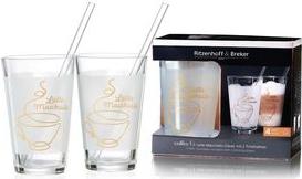 Ritzenhoff & Breker Latte-Macchiato Set "caffè" a forma conica, con decorazione, lavastoviglie adatto, -1 pezzo (815962)