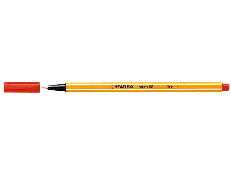 STABILO point 88 penna tecnica Rosso 1 pz