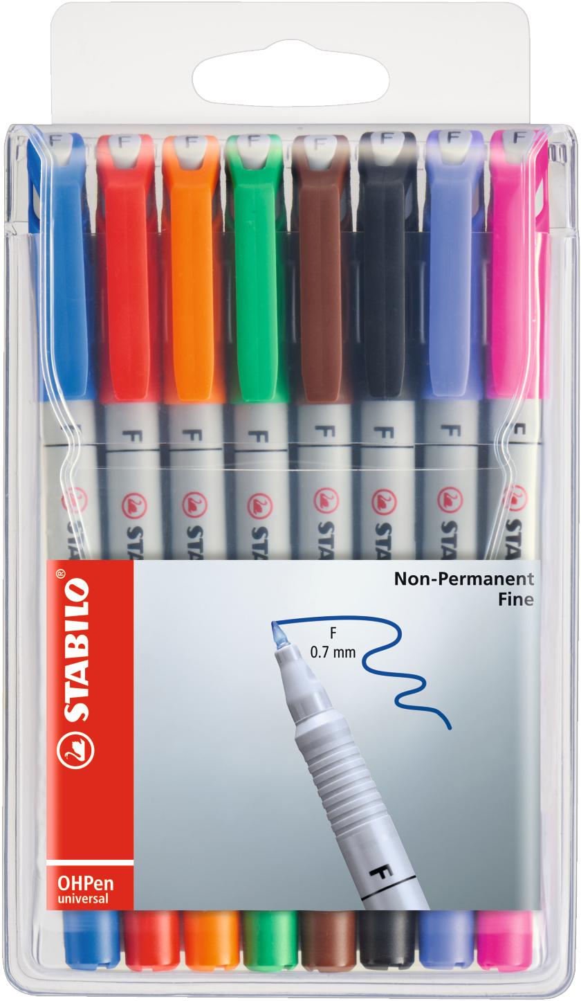 STABILO OHPen evidenziatore 8 pz Multicolore