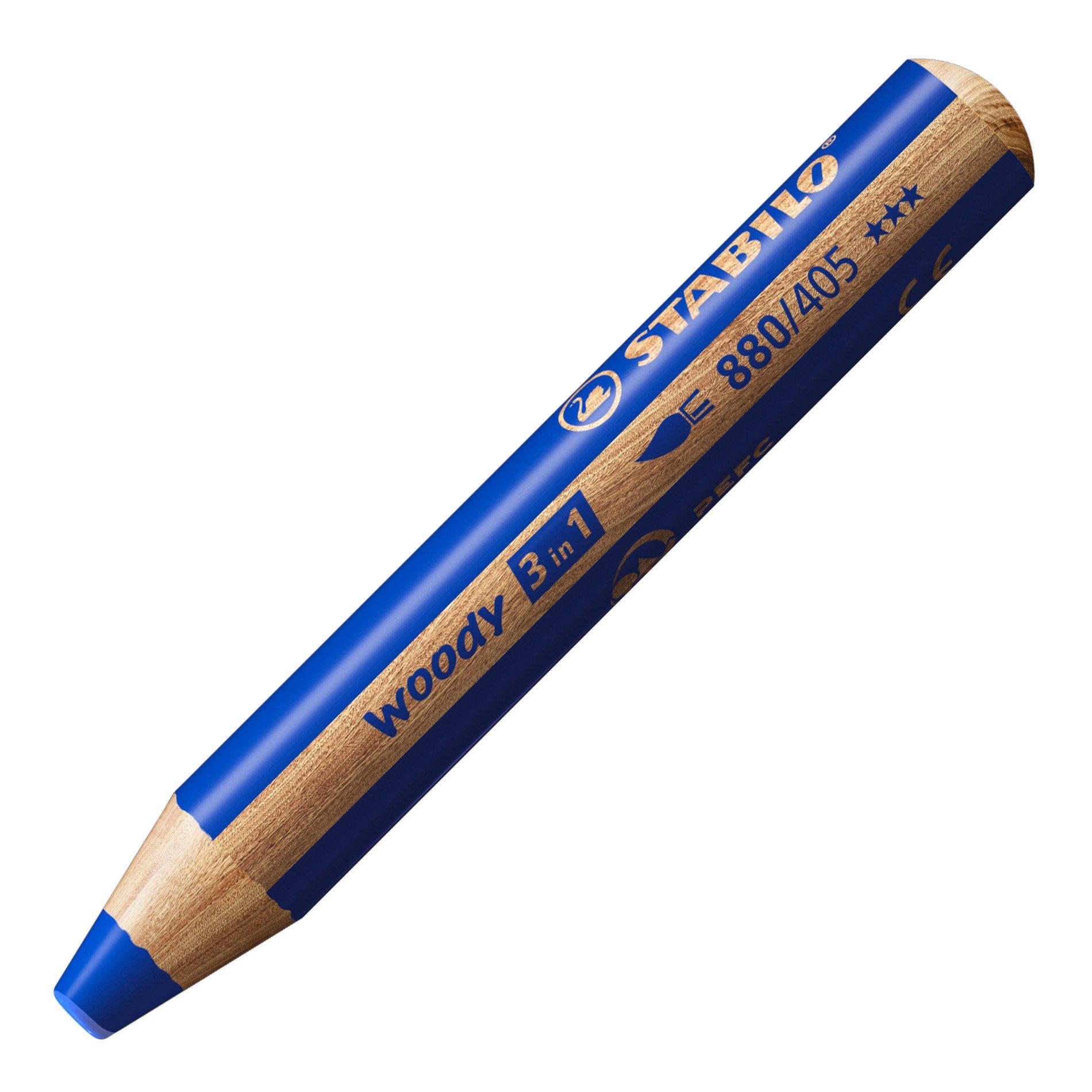 STABILO woody 3 in 1 Blu 1 pz