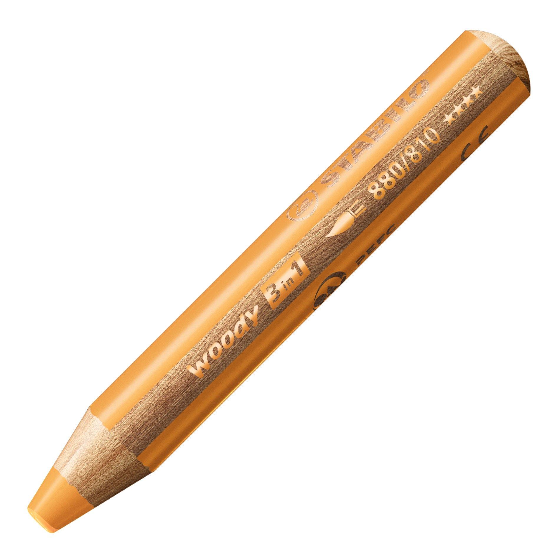 STABILO woody 3 in 1 Arancione 1 pz