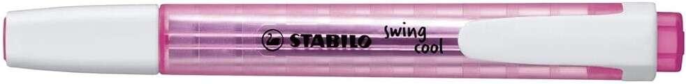 Marcatore fluorescente raffreddato a oscillazione stabolo - corpo piatto - punta smussata - corsa tra 1 e 4 mm - inchiostro a b