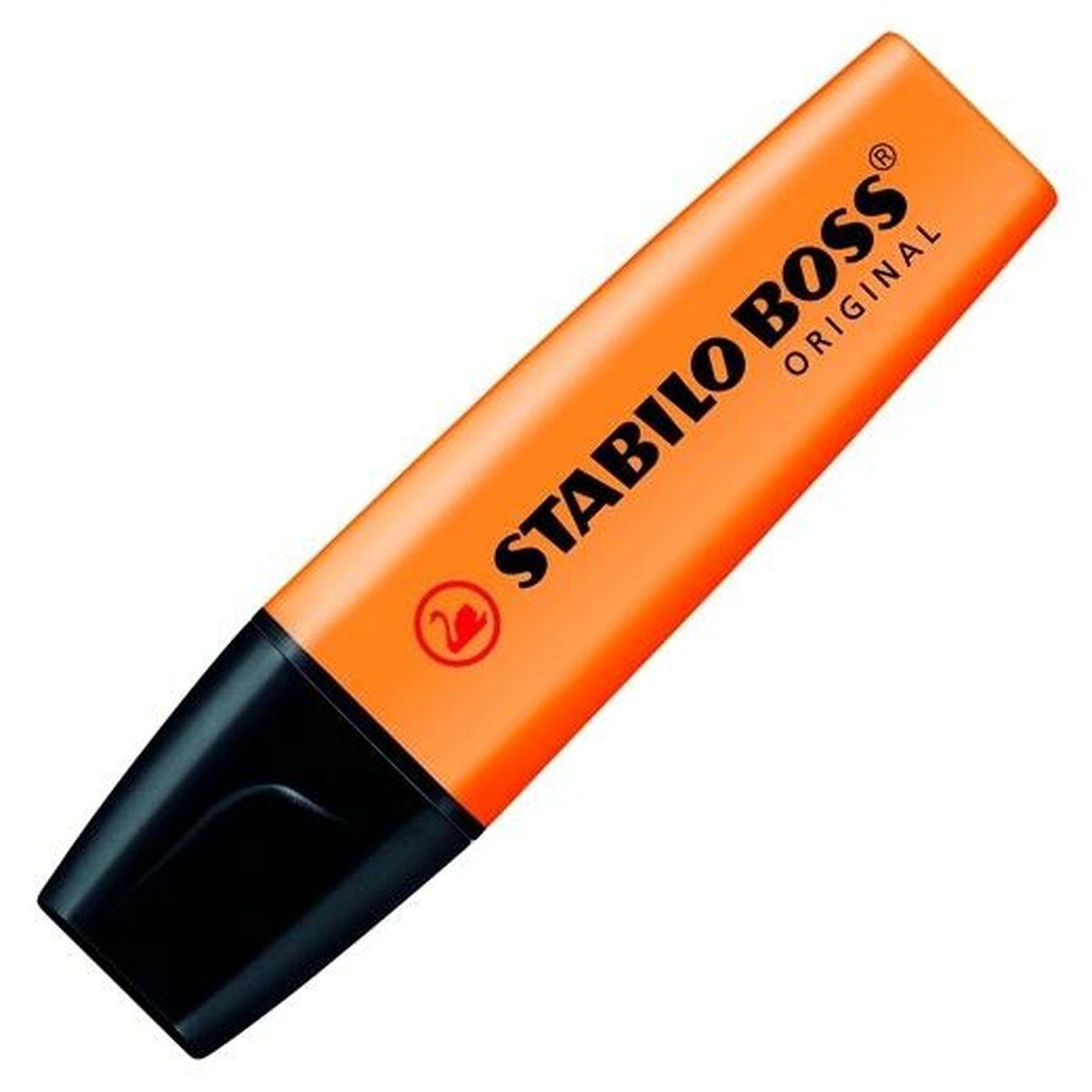Evidenziatore Stabilo Boss Arancio 10 Pezzi (10 Unità )