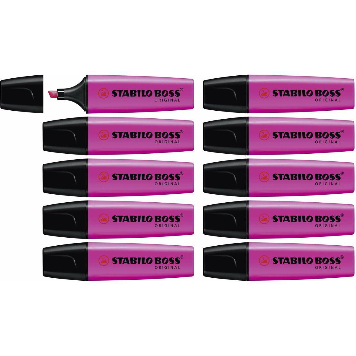 Evidenziatore Stabilo Boss Magenta 10 Pezzi