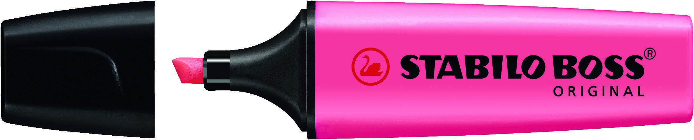 STABILO BOSS ORIGINAL evidenziatore 1 pz Punta smussata Rosa