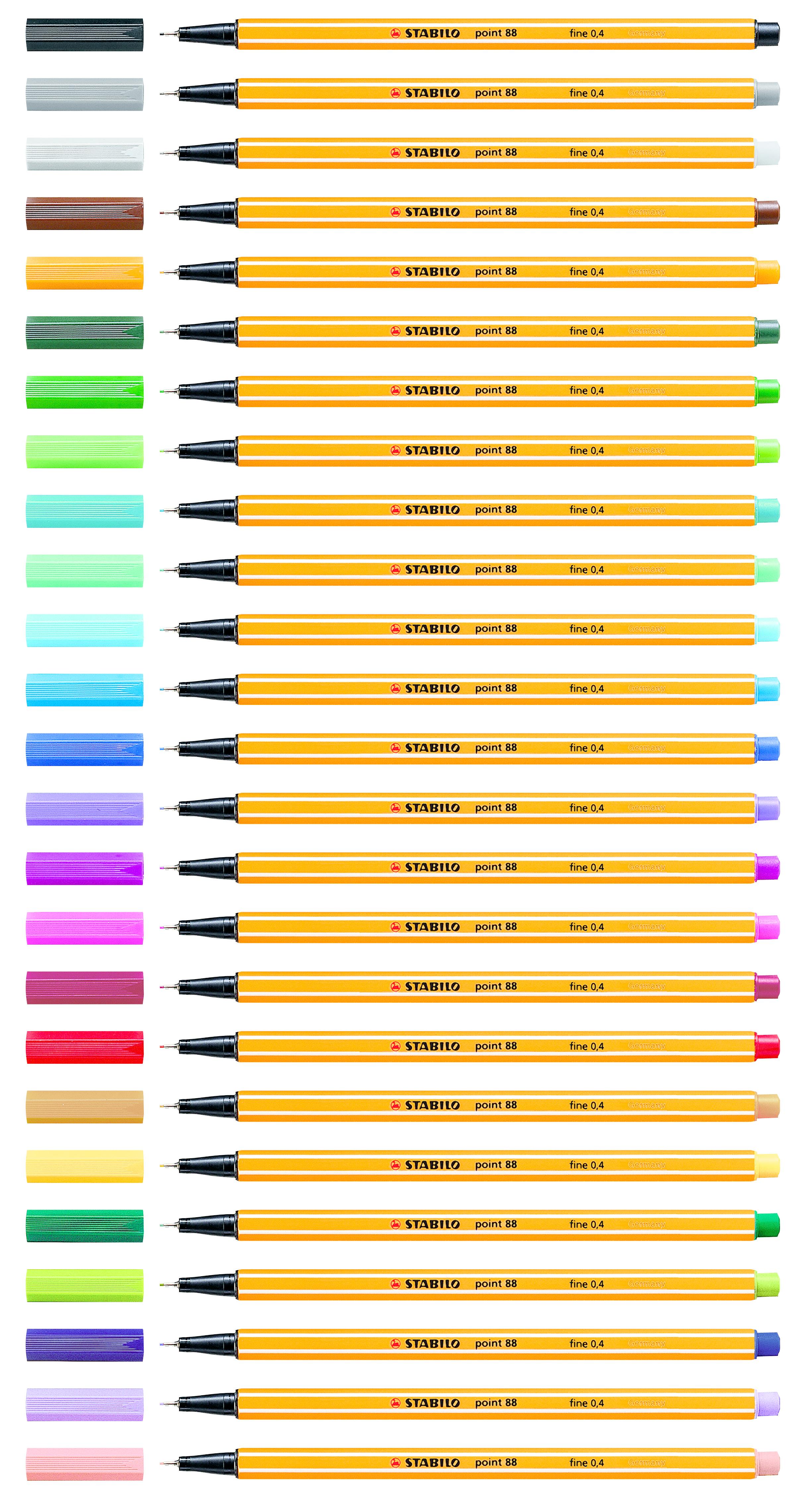 STABILO Point 88 marcatore Multicolore 12 pz