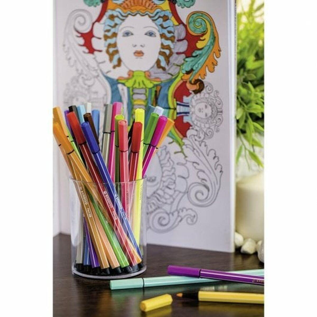 Set di Pennarelli Stabilo Pen 68 Confezione 1 mm (20 Pezzi)