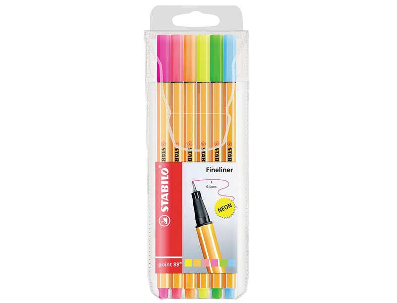 STABILO point 88 penna tecnica Fine Multicolore 6 pz
