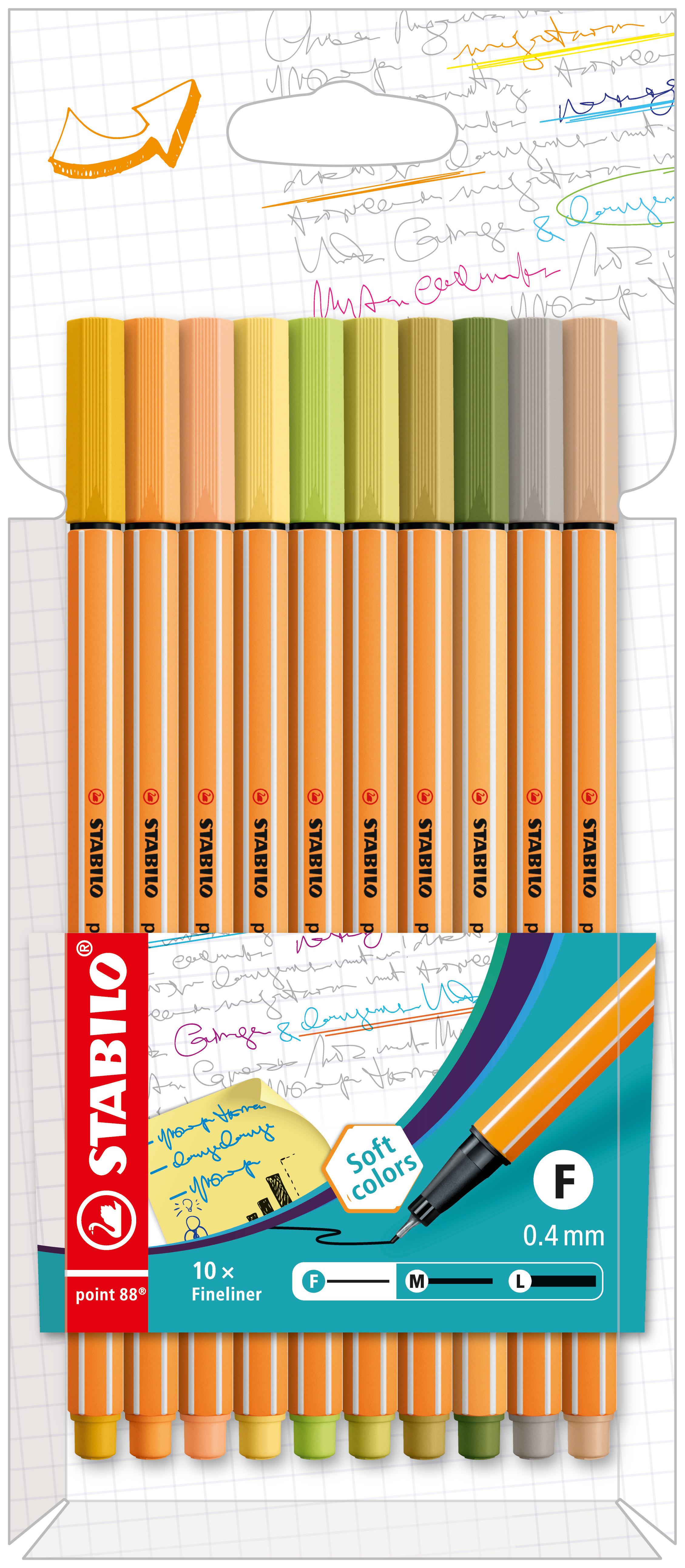 STABILO Point 88 penna tecnica Multicolore 10 pz