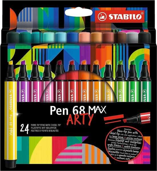 STABILO Pen 68 MAX marcatore Colori assortiti 24 pz