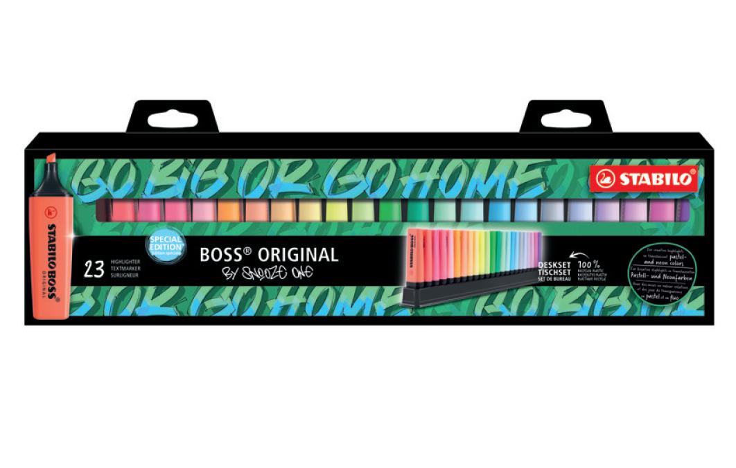 STABILO BOSS ORIGINAL evidenziatore 23 pz Punta smussata Multicolore