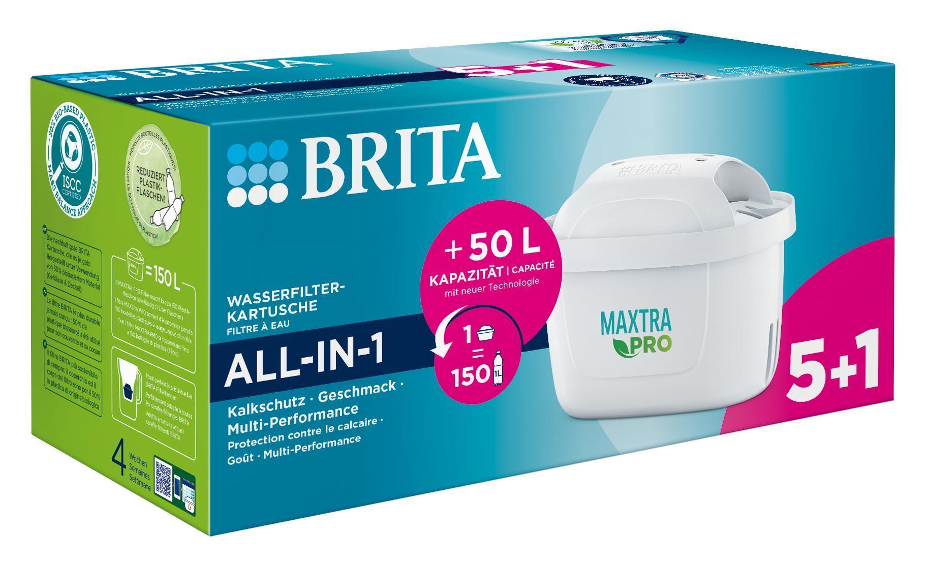 Brita Maxtra Pro All-in-1 Allin1 Filtro Cartucce 5+1 (120559)