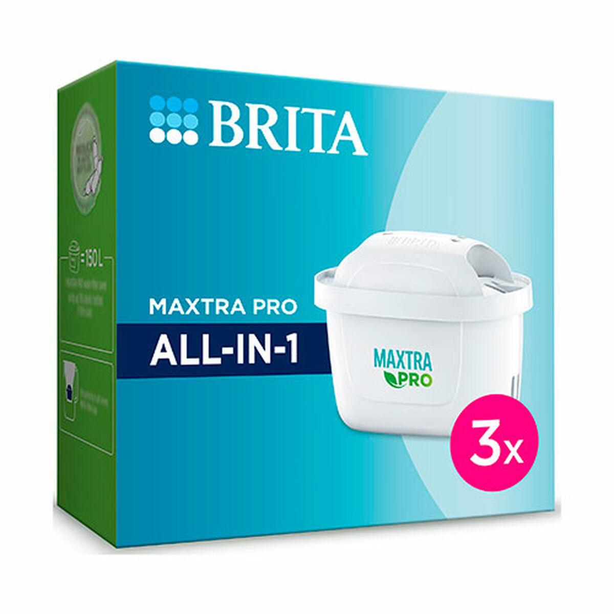 Brita Filtro per acqua MAXTRA PRO All-in-1 Pack 3 - NUOVO MAXTRA per acqua di rubinetto dal gusto migliore e meno impurità