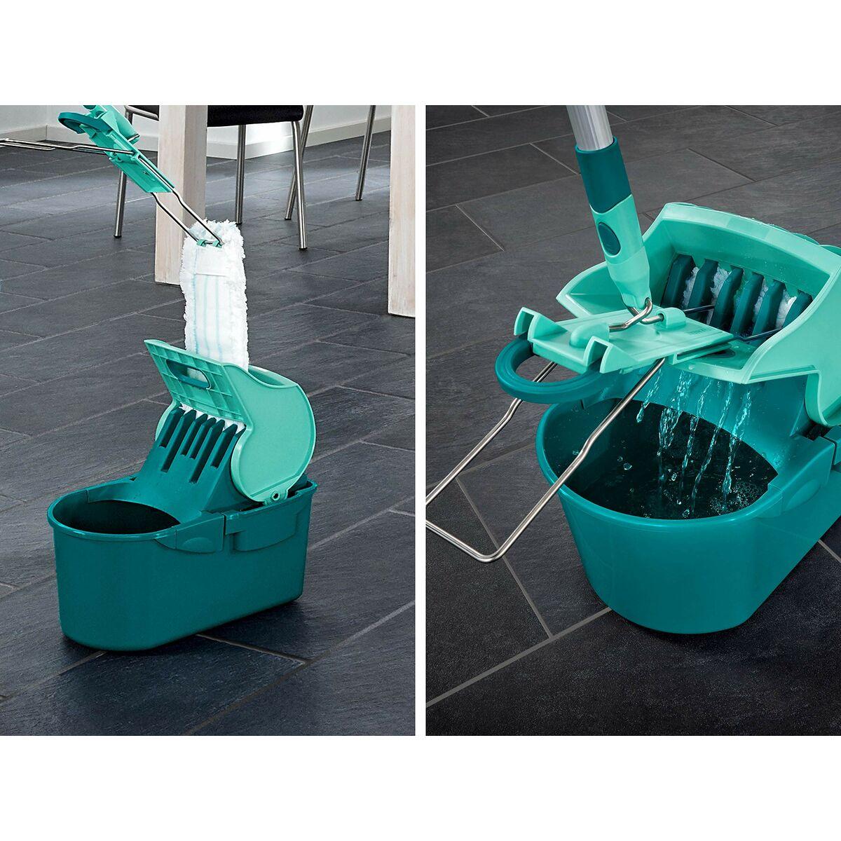 Mop con Secchio Leifheit Azzurro Plastica Composto 8 L