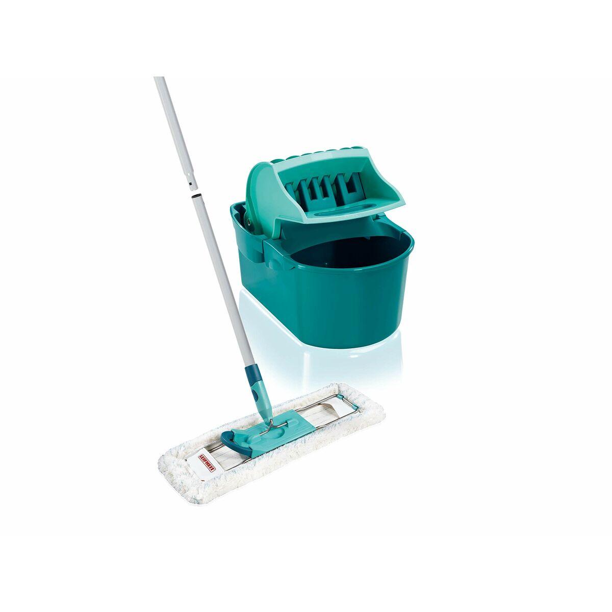 Mop con Secchio Leifheit Azzurro Plastica Composto 8 L