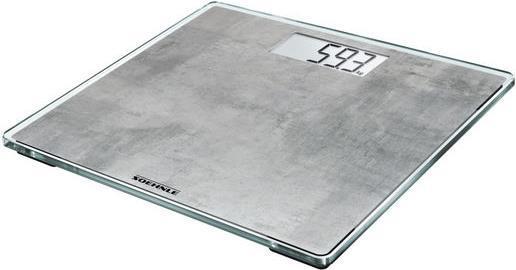 Soehnle Style Sense Compact 300 Bilancia pesapersone elettronica quadrata grigia (63882)