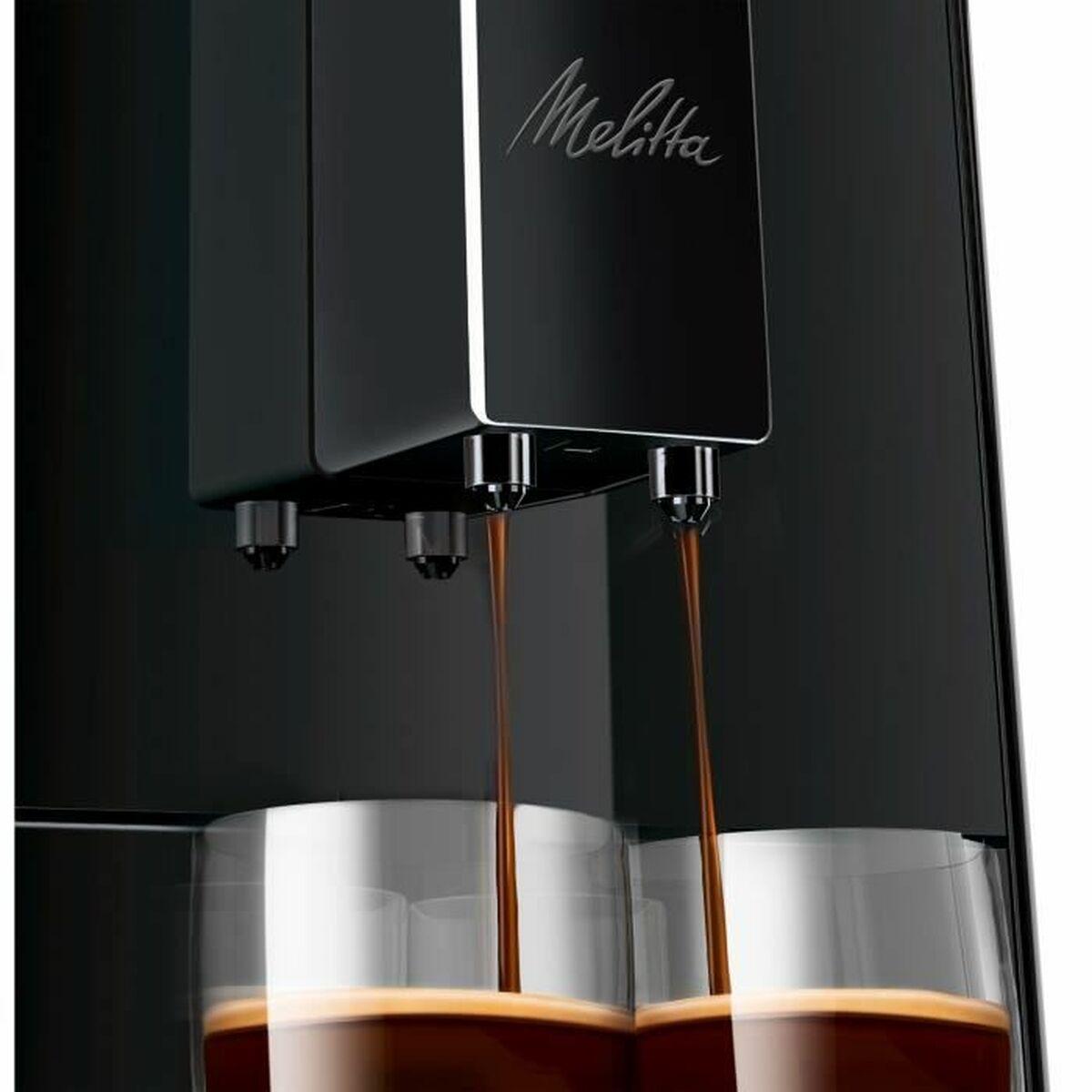 Macchina da caffè completamente automatica Melitta E 950-322, nero puro