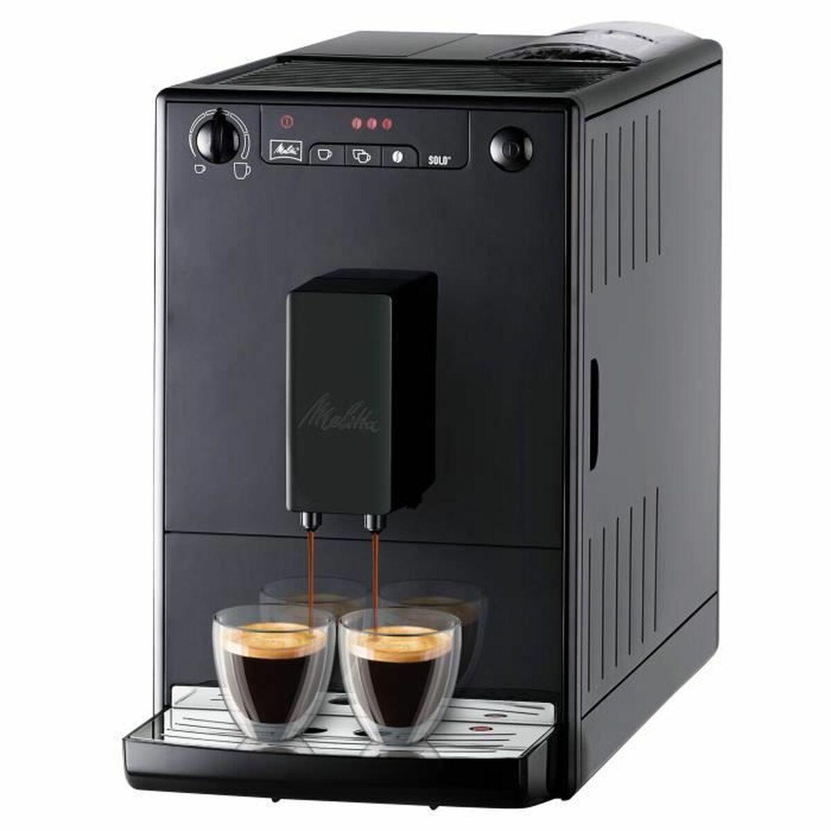 Macchina da caffè completamente automatica Melitta E 950-322, nero puro