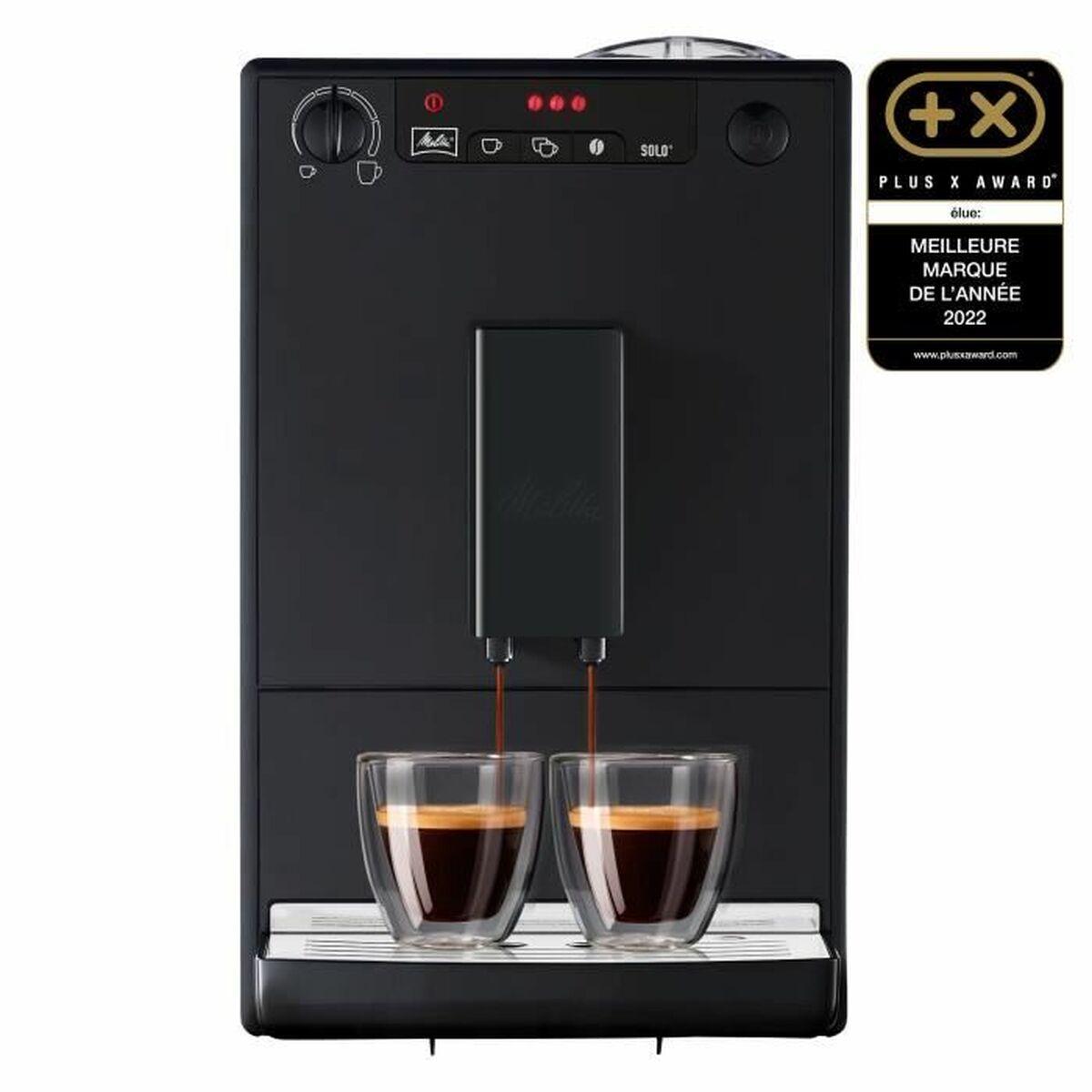 Macchina da caffè completamente automatica Melitta E 950-322, nero puro