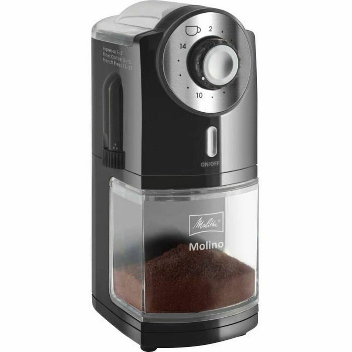 MacinacaffÃƒÂ¨ Melitta 1019-02 200 g Nero Plastica 1000 W 100 W