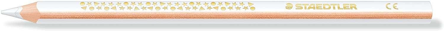 Staedtleler Jumbo Noris 128 Triangolare Triangolare - Mina da 4 mm - Resistenza alla rottura - Design ergonomico - Colore bianco