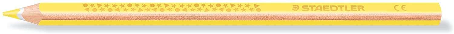 Staedtler Jumbo Noris 128 Triangolare Triangolare - Mina da 4 mm - Resistenza alla rottura - Design ergonomico - colore giallo