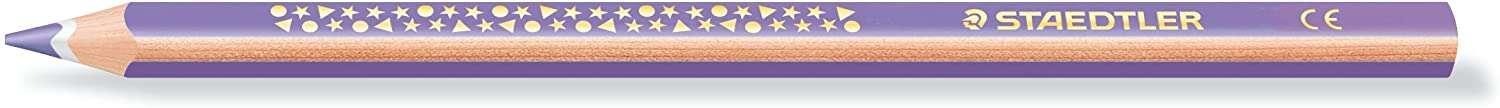 Staedtler Jumbo Noris 128 Triangolare Triangolare - Mina da 4 mm - Resistenza alla rottura - Design ergonomico - Colore viola