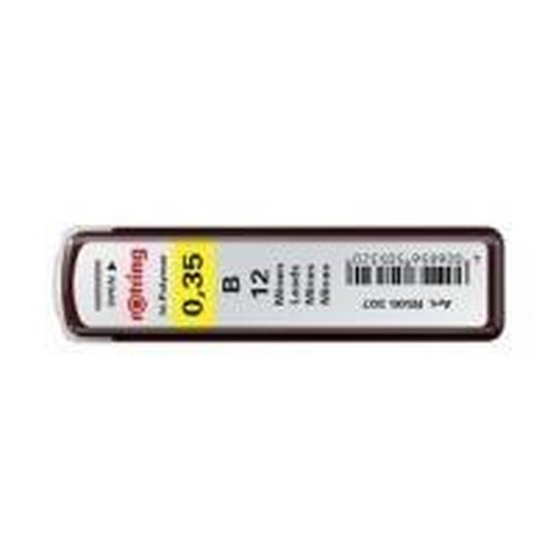 mine rotring Tikky 05 mm durezza B UC 1 confezione da 12 mine (S0312640)