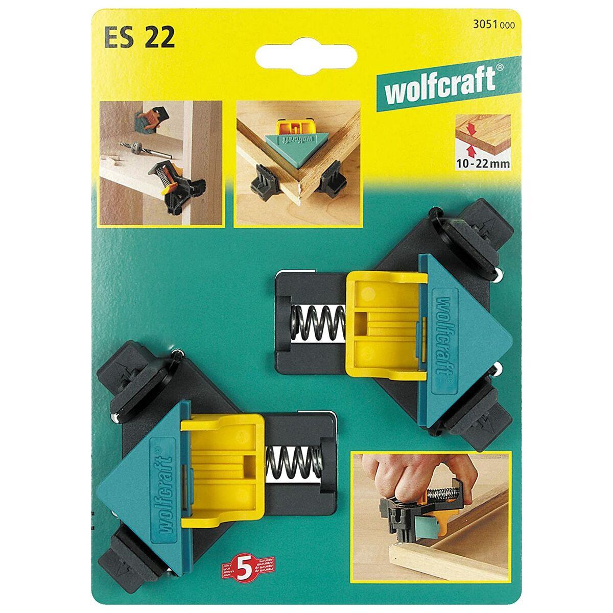 Set di morsetti angolari Wolfcraft 3051000 ES 22 3051000