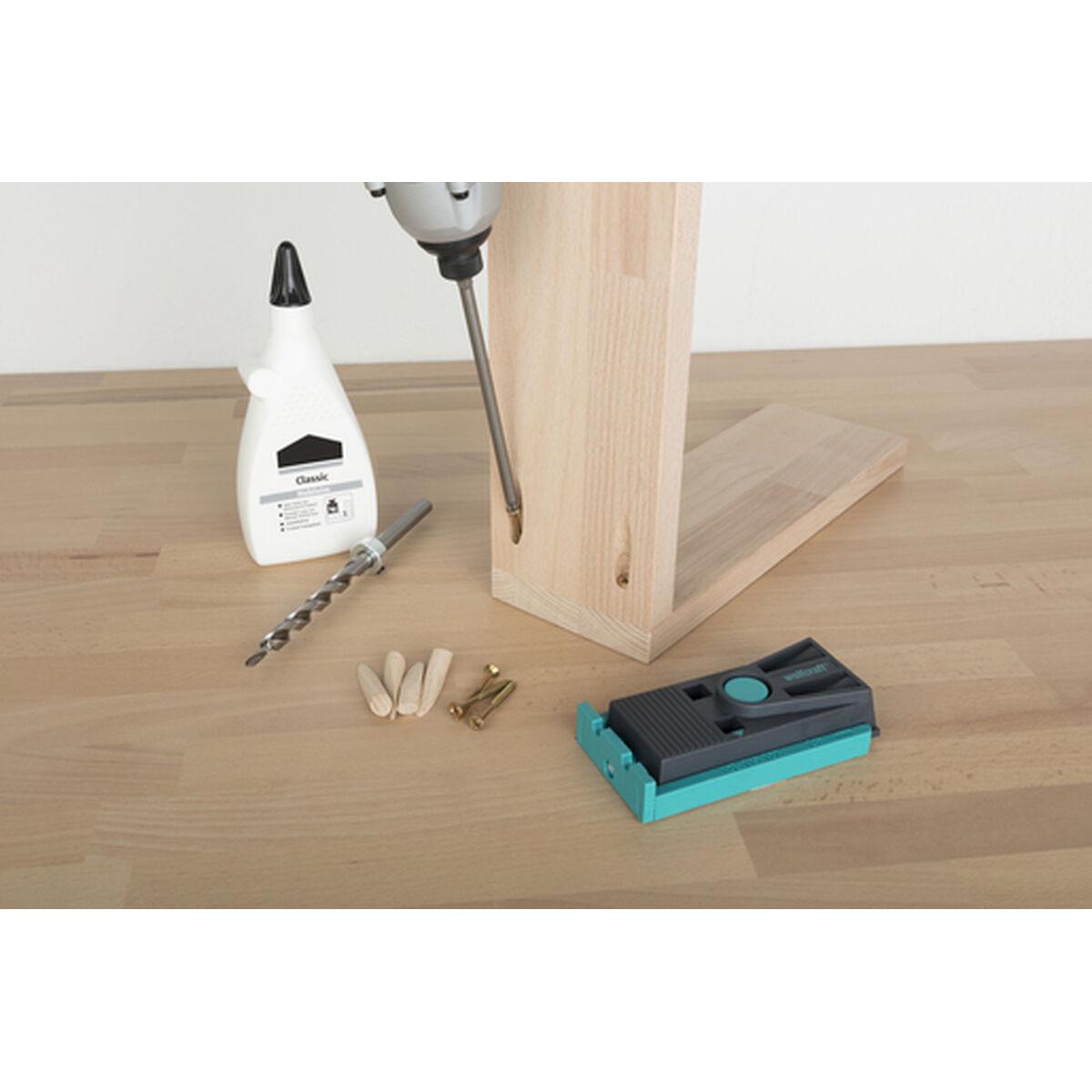 Kit di montaggio in legno Wolfcraft undercover jig PZ 4642000 55 Pezzi