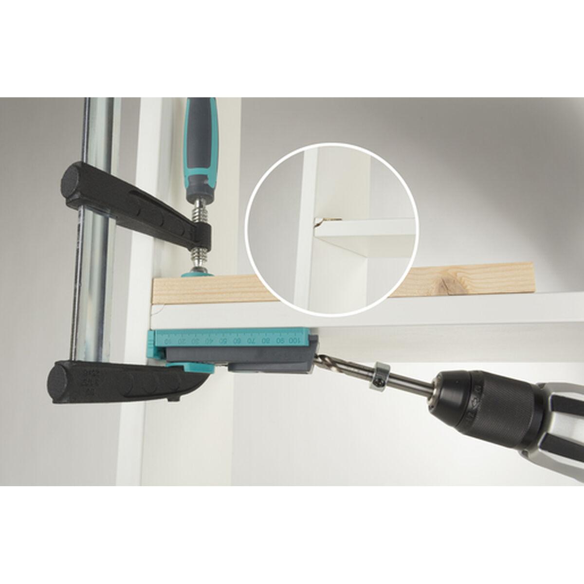 Kit di montaggio in legno Wolfcraft undercover jig PZ 4642000 55 Pezzi