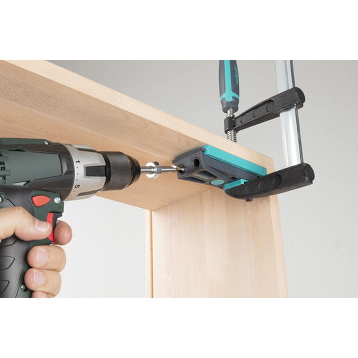 Kit di montaggio in legno Wolfcraft undercover jig PZ 4642000 55 Pezzi
