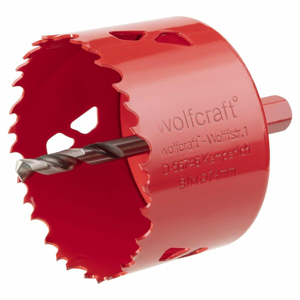 Trapano a corona/Fresatrice Wolfcraft ÃƒËœ 74 mm