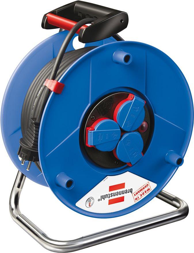 Brennenstuhl Garant H05RR-F 3G1.5 - Rullo di estensione - Prese di uscita 3 - 50 m - Nero