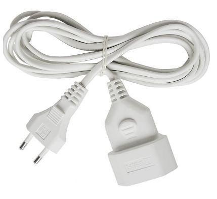 Power cable White 5 m