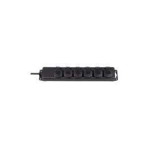 Multipresa Brennenstuhl IP44 6 prese nero 2m H07RN-F 3G1.5