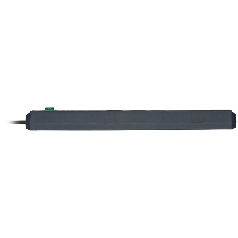 Secure-Tec 19.500A 6 AC - outlet[s] Anthracite 3 m - 6-way, 3500W, 3m, Anthracite - Warranty: 12M