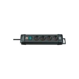 SOCKET STRIP 4X BLACK 1.8M - PREMIUM LINE