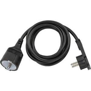 Cavo prolunga Brennenstuhl con spina piatta angolata 2m nero