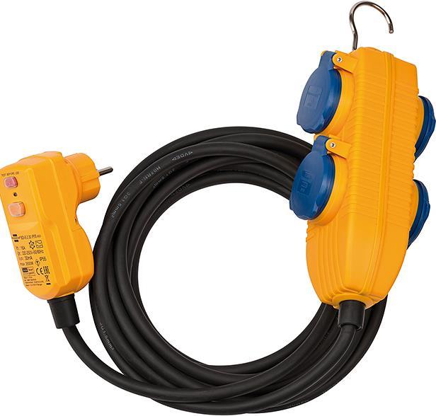 Cavo adattatore di protezione FI Brennenstuhl 5m H07RN-F3G1.5