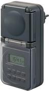 DIGITAL TIME SWITCH GRAY WEEKLY - TIMER LCD BUTTONS IP44