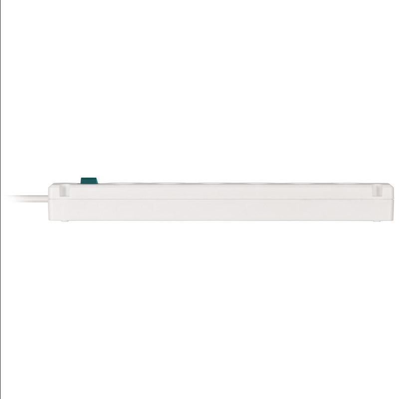 Ciabatta Brennenstuhl Bremounta a 5 vie 2x USB-A bianca 3 m con interruttore
