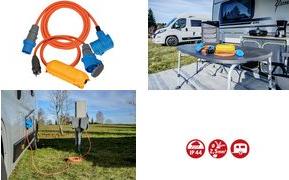 Set adattatore Brennenstuhl da campeggio, set iniziale da campeggio con cassetta di sicurezza