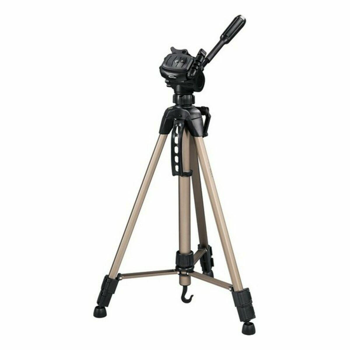 Hama Treppiedi Star 61 argento 60 - 153 cm testa 3D con sgancio rapidogambe in 3 sezioni borsa per trasporto (Star 61 Tripod In