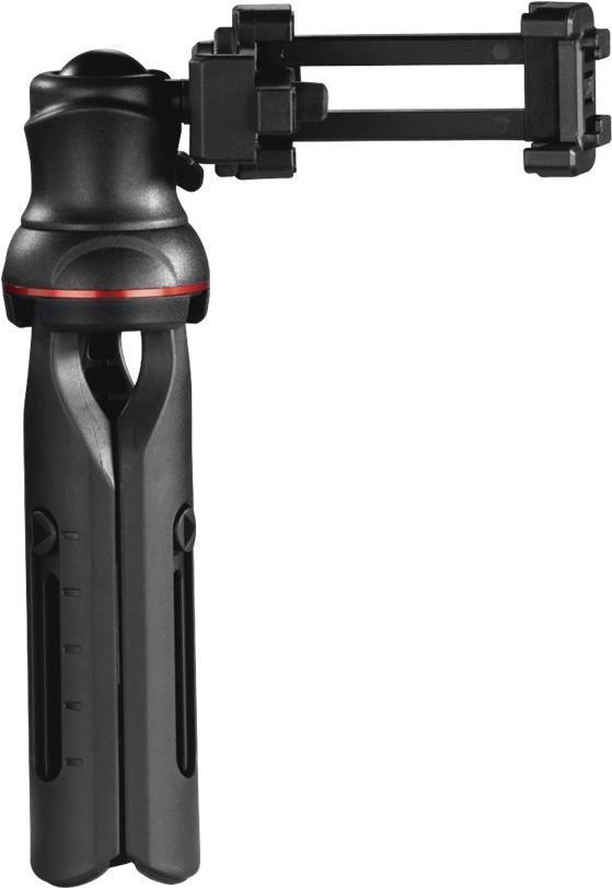 Hama Solid II, 21B treppiede Smartphone/macchina fotografica digitale 3 gamba/gambe Nero, Rosso (Hama 2in1 Solid II, 21B st?tte
