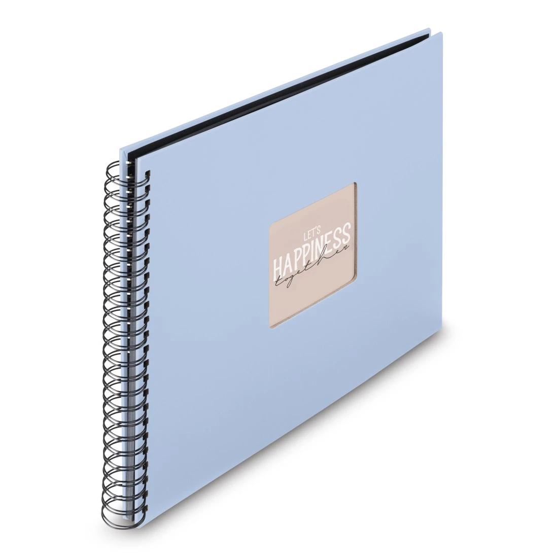 Hama 00009865 album fotografico e portalistino Blu 300 fogli Rilegatura a spirale