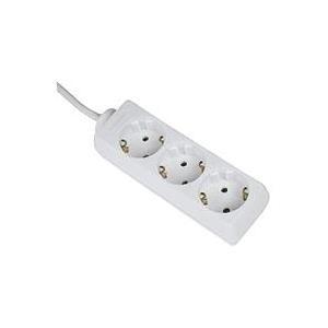 Pannello di distribuzione HAMA 3 -way con protezione per bambini - cavo di prolunga - AC 230 V - 3 tappi di uscita - 1,4 m (000