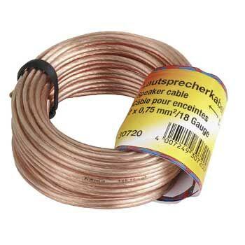 Hama 00030723 cavo audio 20 m Trasparente